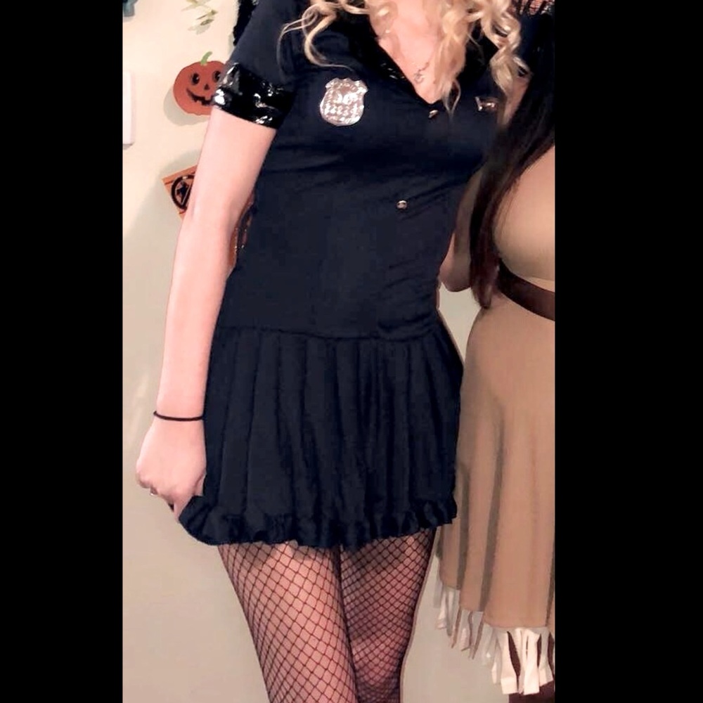 Halloween costume/police lady